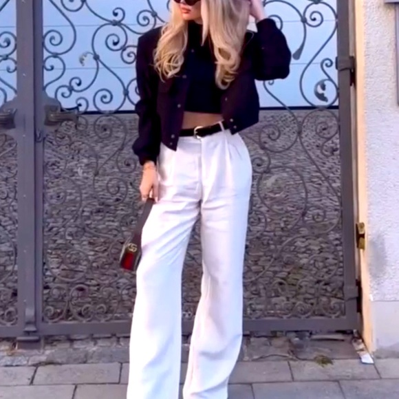 Zara Bomber Jacket With Pockets - Picture 4 of 12